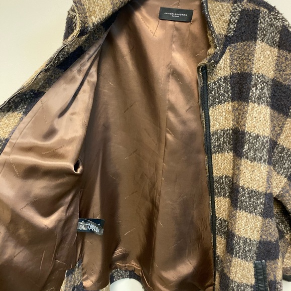 JAVIER SIMORRA Plaid Parka SZ 10 - Picture 7 of 8